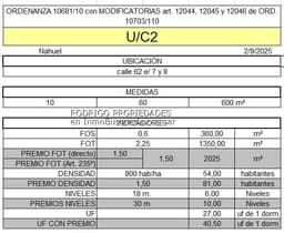 Lote en Venta