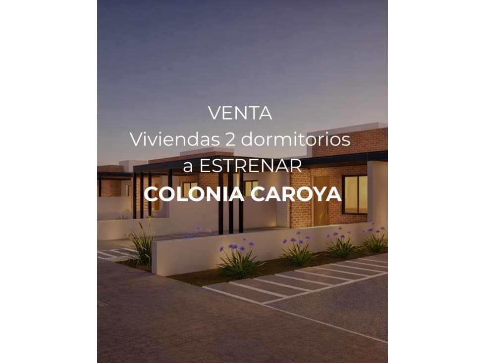 VENTA - CASAS PARQUE GUYÓN - COLONIA CAROYA — foto 1