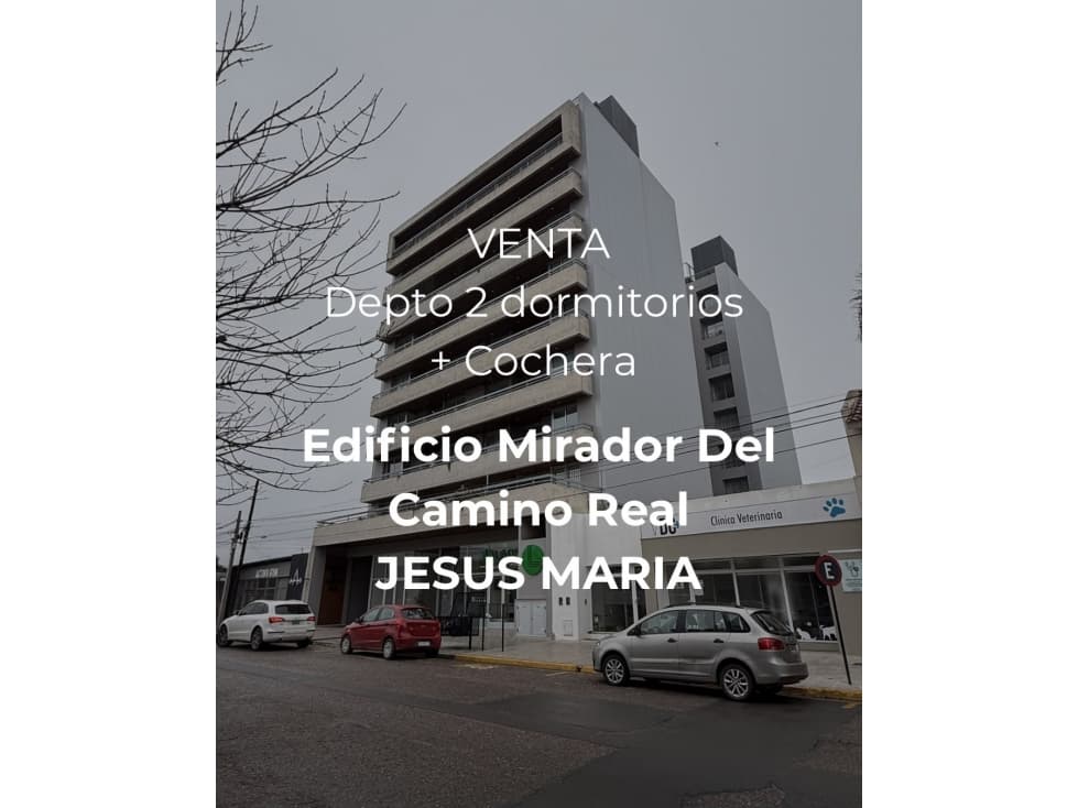 VENTA | DEPARTAMENTO 2 DORMITORIOS + COCHERA | CENTRO DE JESÚS MARÍA — foto 1