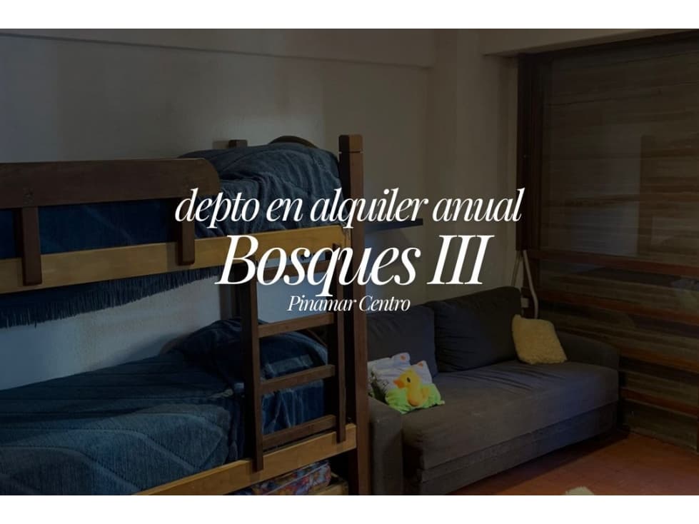 ALQUILER ANUAL | PB "BOSQUES III" — foto 1