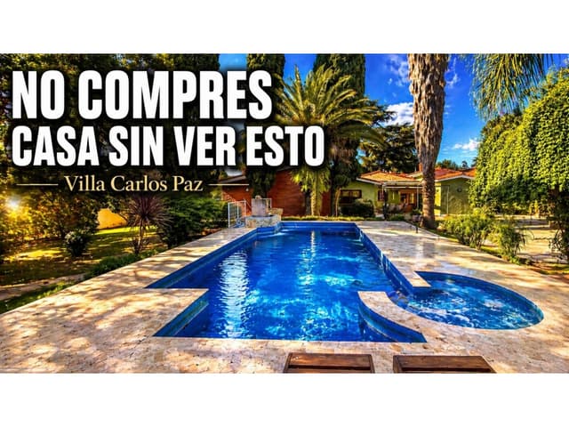 VENTA CASA CENTRO CARLOS PAZ 7 DORM 6 BAÑOS