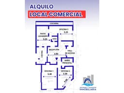 Local céntrico ideal consultorios u oficinas 3 Privados y Depósito