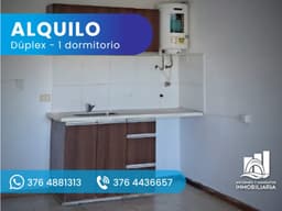 Alquilo Duplex 1 dorm. CENTRICO