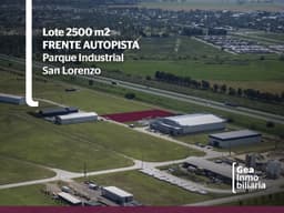 Lote en Venta 2.500 M2- Parque Industrial San Lorenzo UNICO FRENTE AUTOPISTA