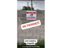 VENDO TERRENO ESQUINA EN ARGUELLO