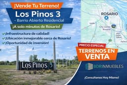 LOTE DE 550 M2. BARRIO ABIERTO RESIDENCIAL LOS PINOS III , PIÑEIRO AO 12 KM. 9,5. EXCELENTE RETASADO OPORTUNIDAD