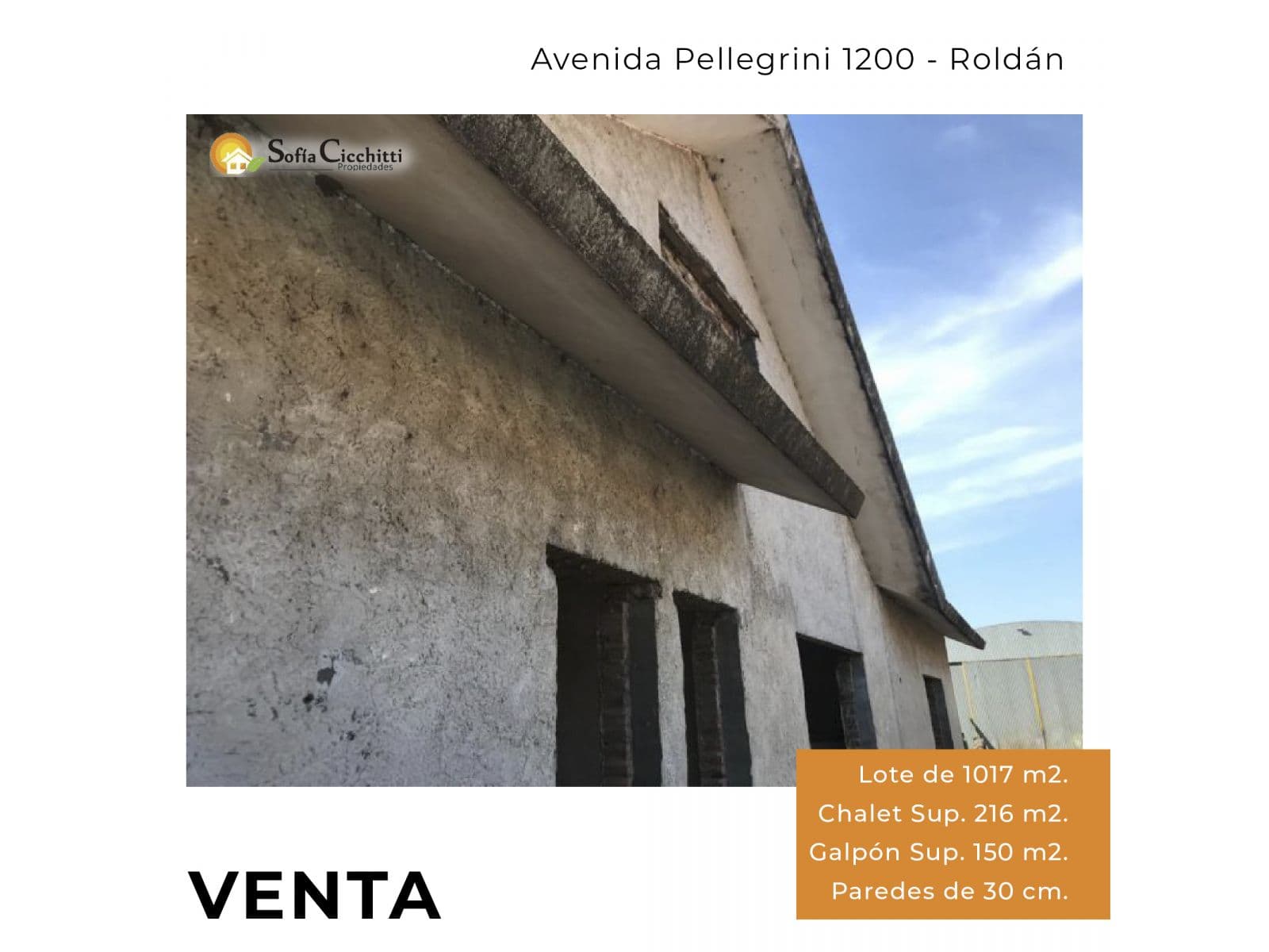 ROLDAN - VENTA -IMPORTANTE CHALET A TERMINAR SOBRE AVENIDA — foto 4