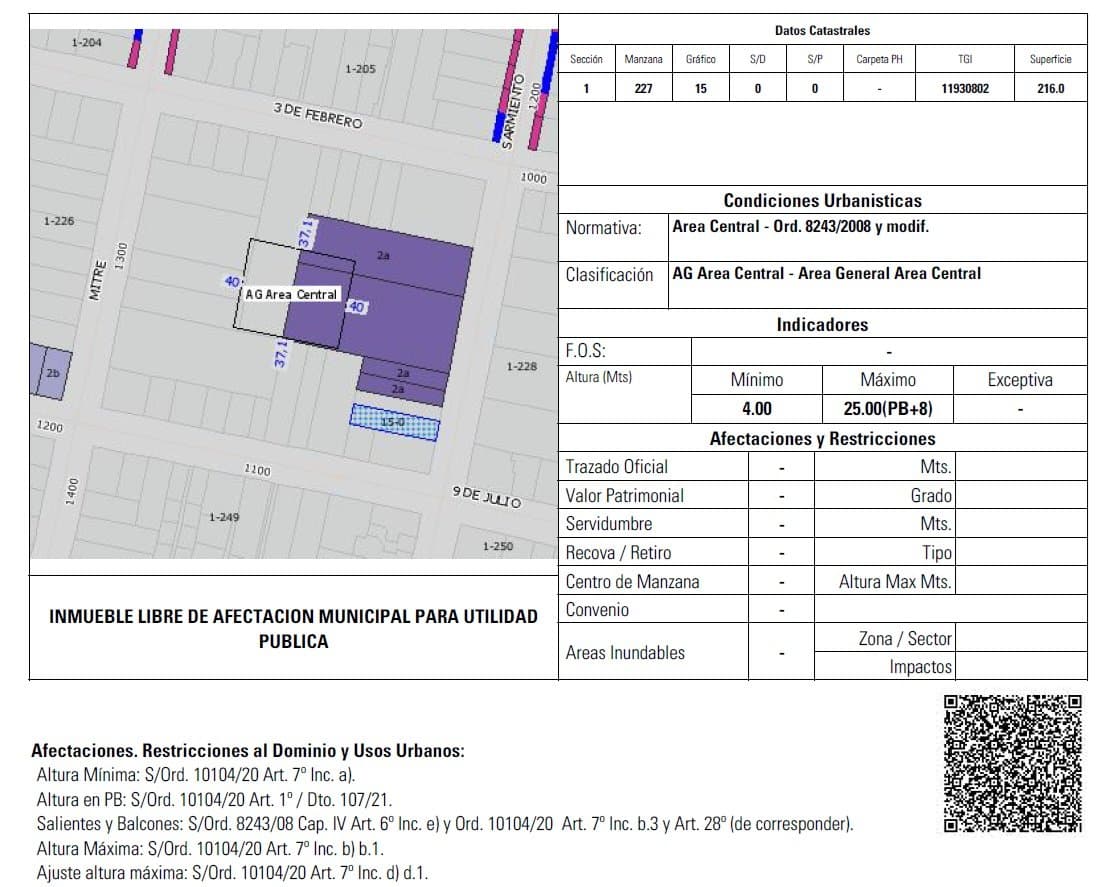Oportunidad. Excepcional terreno en venta - Sarmiento / 9 de Julio — foto 3