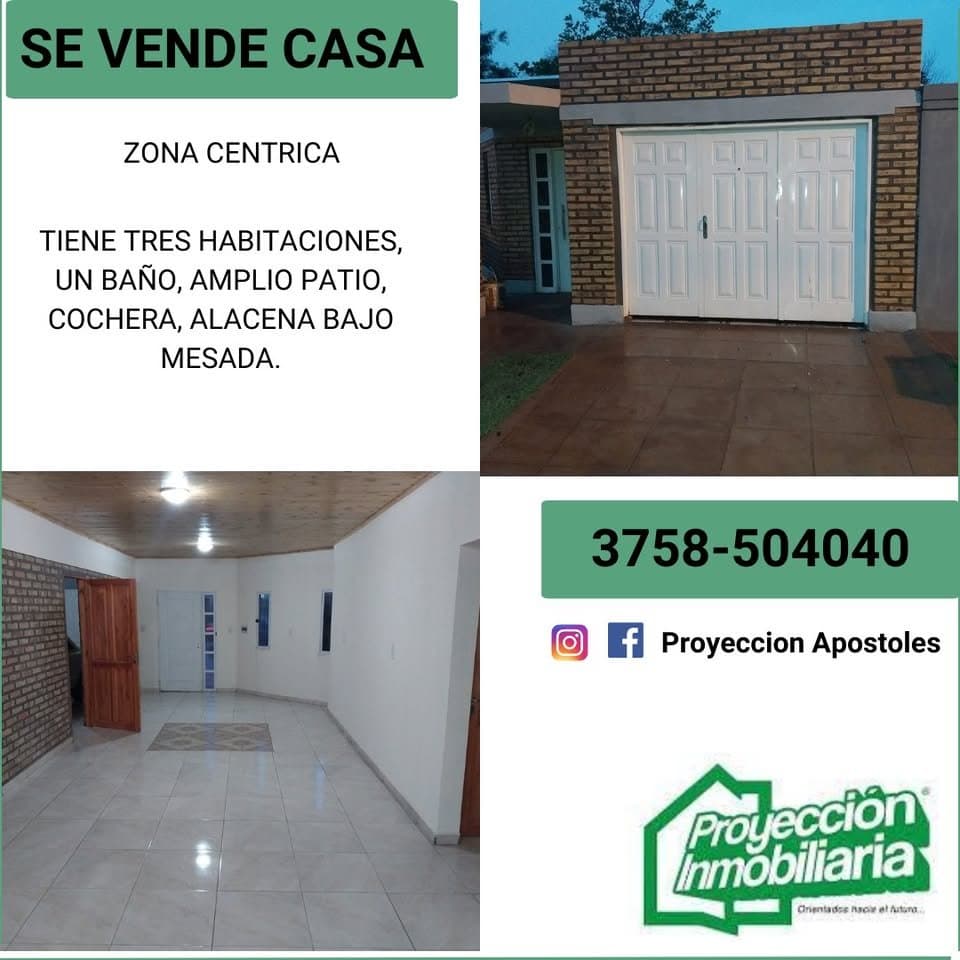 SE VENDE CASA EN APOSTOLES , MISIONES — foto 1