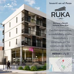 Edificio Ruka 1! Invertí en el pozo! Departamentos de 1 y 2 dormitorios, con excelente ubicación y vistas!⁣ Victoria, Entre Ríos