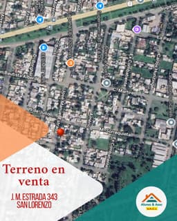 Terreno en venta en San lorenzo. J.M. Estrada 343.