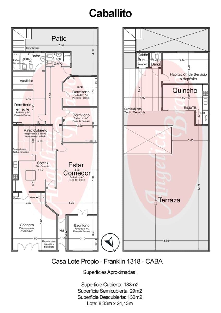 Caballito Casa lote propio 6 ambientes con cochera — foto 3