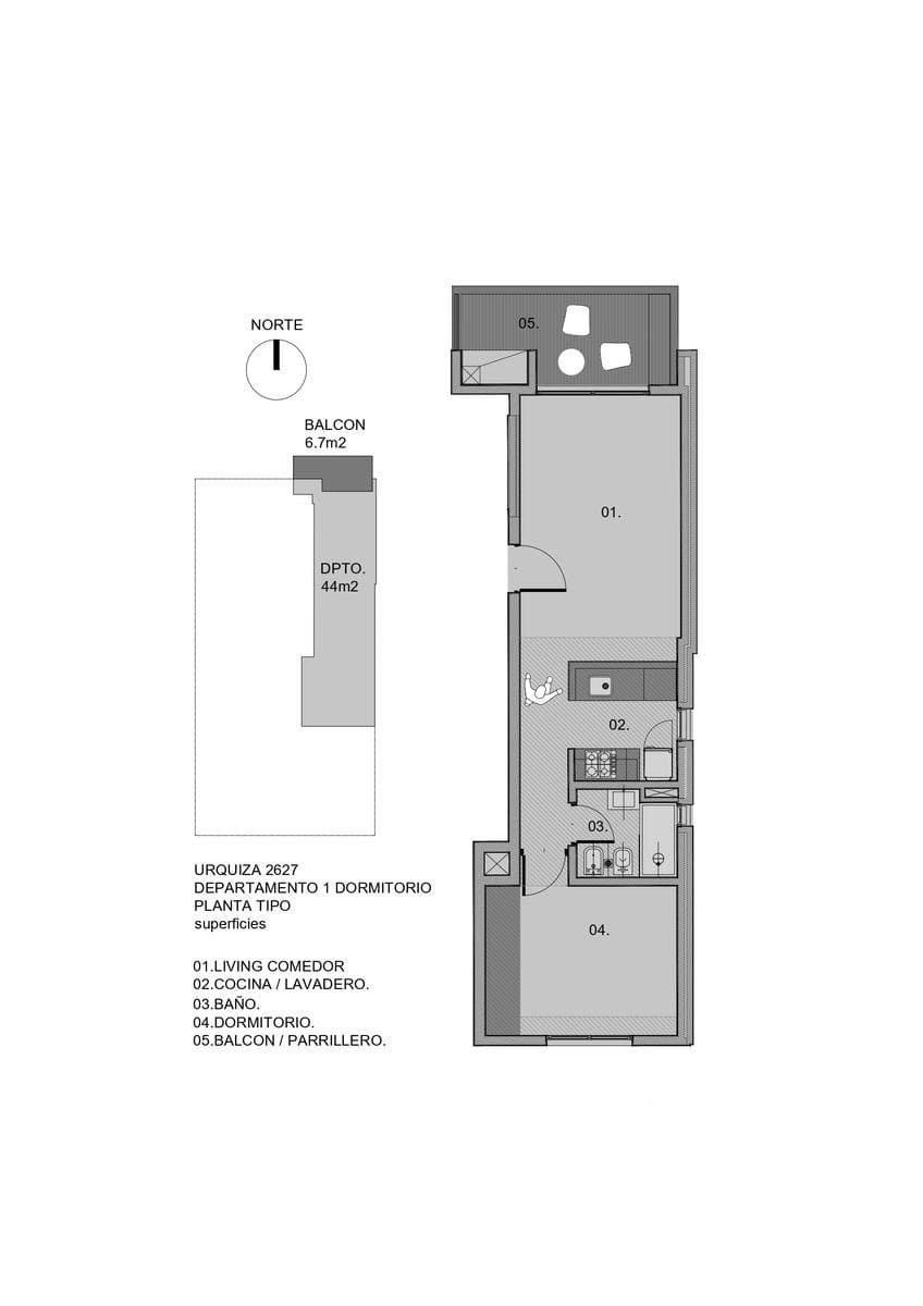 Urquiza 2621 - VENTA Departamento 1 Dormitorio — foto 9