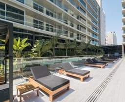 VENTA. Departamento de 1 dormitorio en Santiago 60 Bis. ÚNICO BISART. El mejor estilo resort Miami en Rosario.