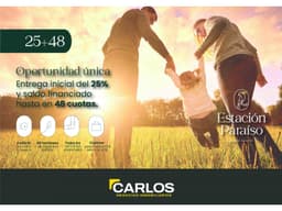 Terrenos en Estación Paraíso (Piñero) FINANCIADOS