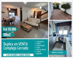 VENDO DUPLEX EN URCA-3 DORM-