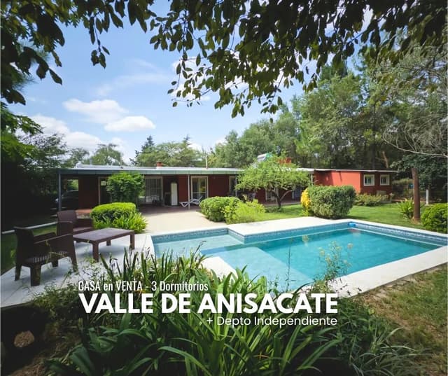 Casa Quinta + Depto Independiente | Valle De Anisacate