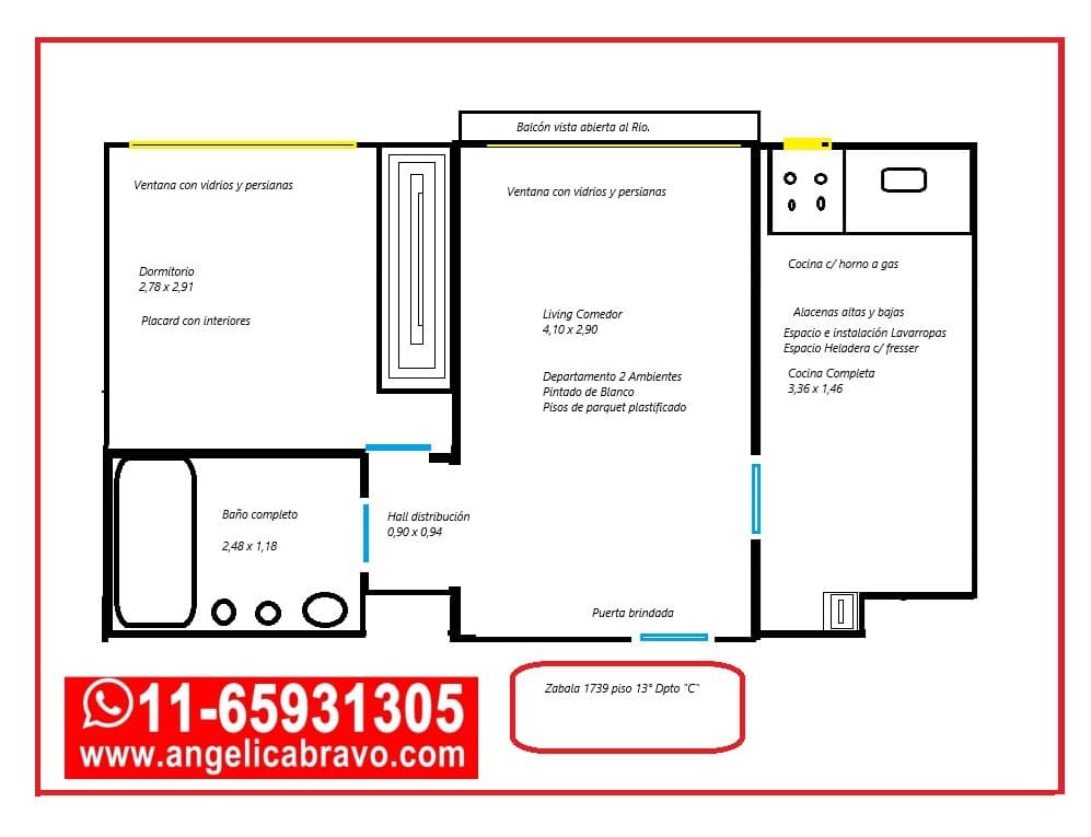 2 ambientes balcón vista abierta — foto 2