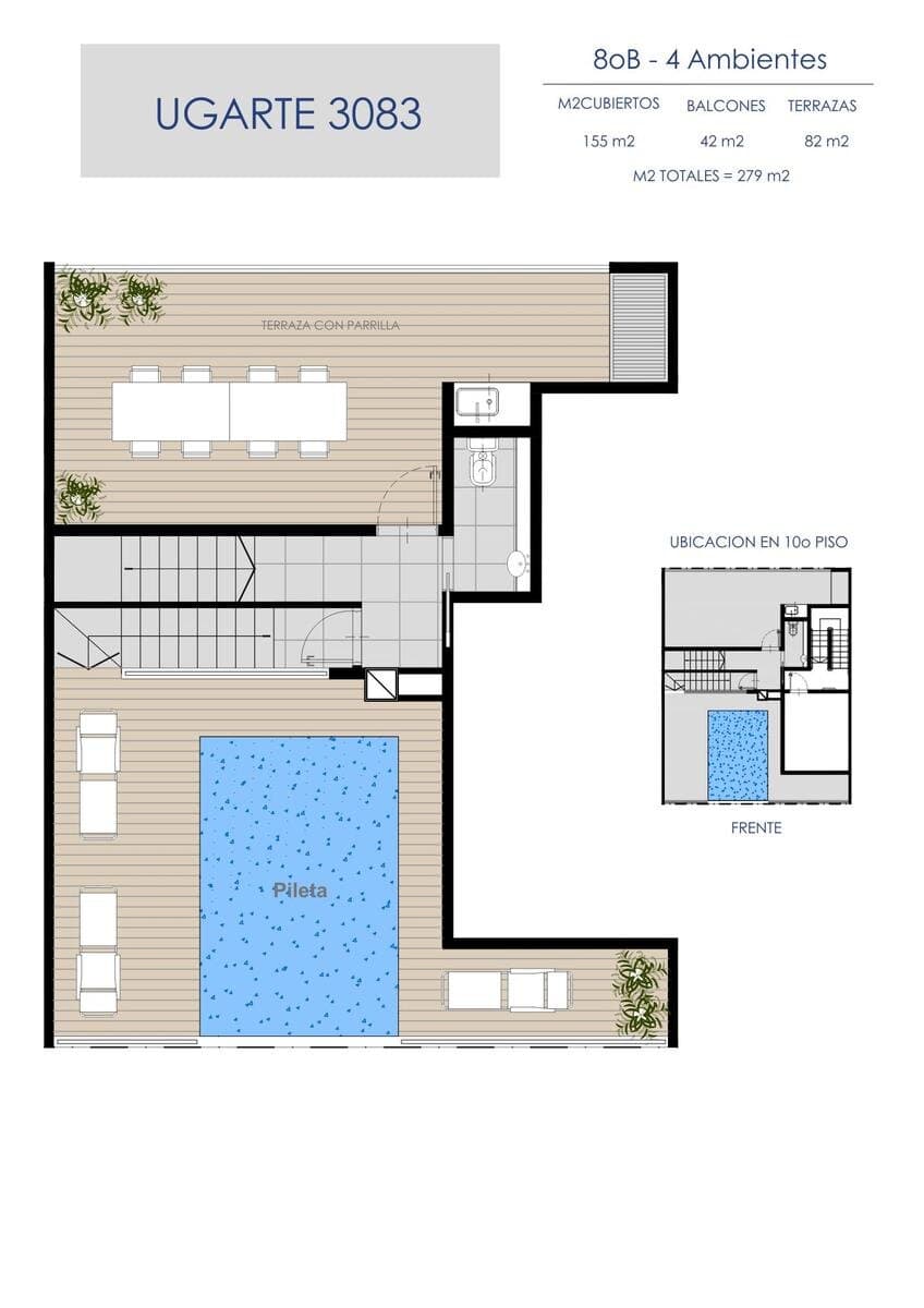 4 ambientes duplex con terraza y pileta privada — foto 13
