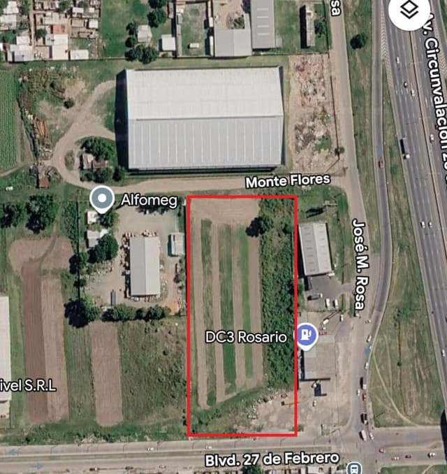 Fraccion Industrial en Venta - 27 de febrero y Circunvalacion.