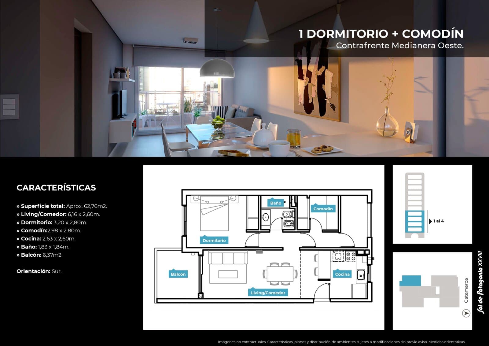 Catamarca 2263 | Unidad premium de 1 dormitorio + comodín — foto 7