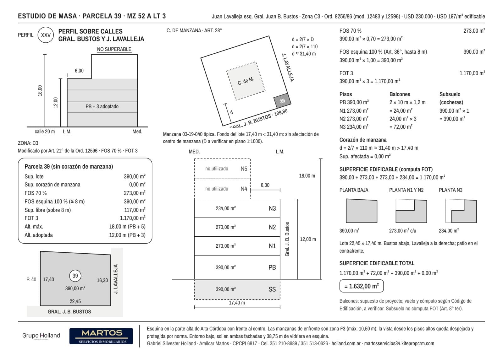 LOTE / TERRENO. APTO COSTRUCCIÒN EN ALTURA — foto 1
