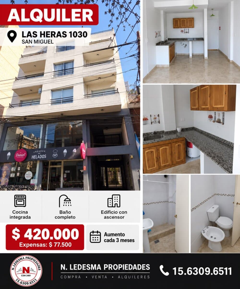 $420.000 Alquiler 1 amb Muñiz San Miguel — foto 1