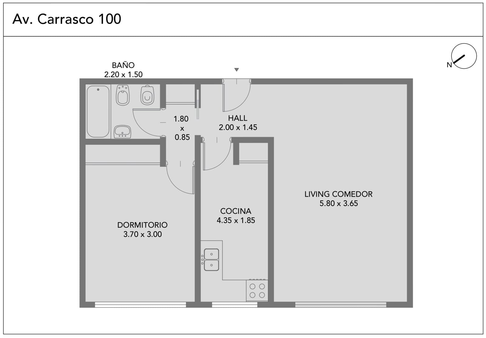 VENTA. DEPARTAMENTO 2 AMBIENTES. APTO CREDITO. FLORESTA — foto 2