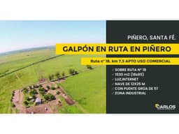 Galpón apto uso comercial en Piñero
