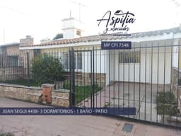 VENTA - Casa de 3 dormitorios en San Lorenzo Sur