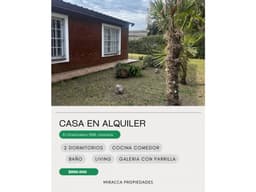 Propiedad en alquiler en Hosteria, Lujan